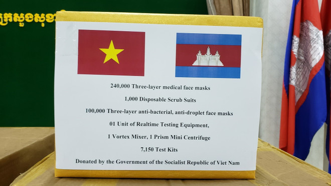 [Video] Campuchia cảm ơn Việt Nam đã hỗ trợ thiết bị chống dịch ảnh 1