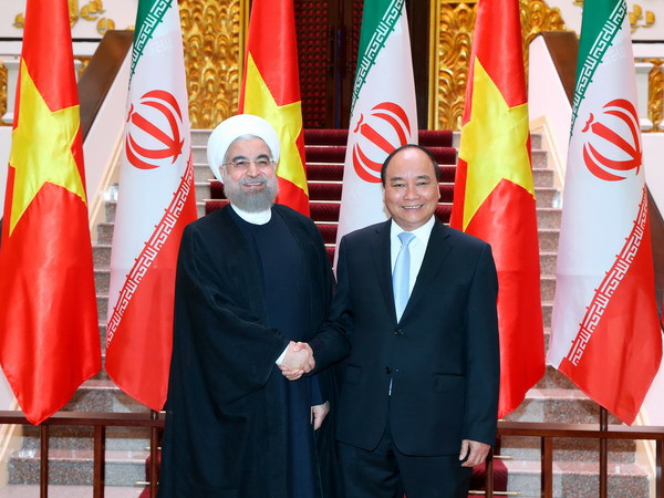 Thủ tướng Nguyễn Xuân Phúc tiếp Tổng thống Iran Hassan Rouhani ảnh 1