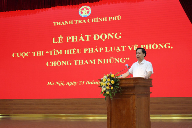 Phát động cuộc thi “Tìm hiểu pháp luật về phòng, chống tham nhũng” ảnh 1