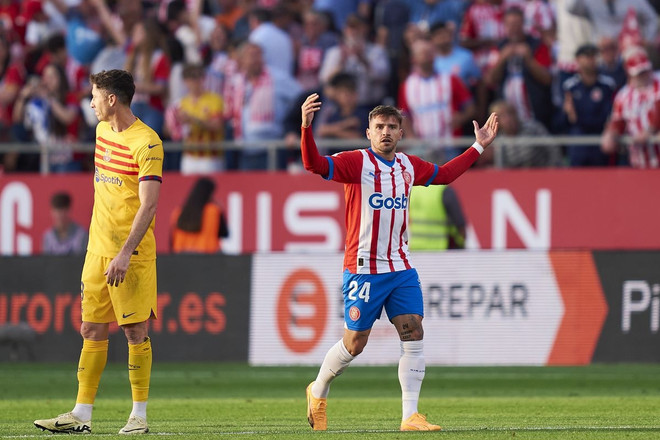 Girona khiến Barcelona tiếp tục phải nhận thất bại ở mùa này. (Nguồn: Getty Images) real-vo_dich_0505-2.jpg
