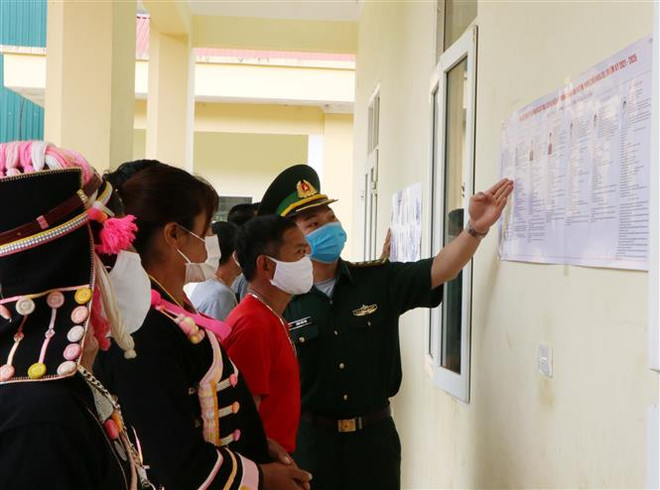 Lai Châu bảo đảm các phương án phòng, chống dịch trong ngày bầu cử ảnh 1