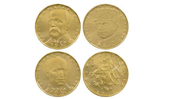 Phát hành đồng xu kỷ niệm 100 năm ngày thành lập Tiệp Khắc ảnh 1