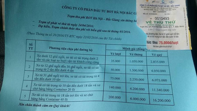 Đề nghị thu phí đường cao tốc Hà Nội-Bắc Giang vào ngày 5/5 ảnh 2