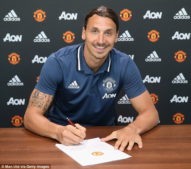 Zlatan Ibrahimovic chính thức cập bến Manchester United ảnh 1