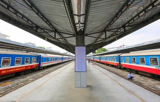 Ảnh minh họa. (Ảnh: Minh Sơn/Vietnam+) Doanh nghiệp đường sắt được giảm 50% phí sử dụng kết cấu hạ tầng ảnh 1