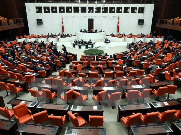 [Video] Nghị sỹ Thổ Nhĩ Kỳ dùng chai lọ ném nhau trong Quốc hội ảnh 1