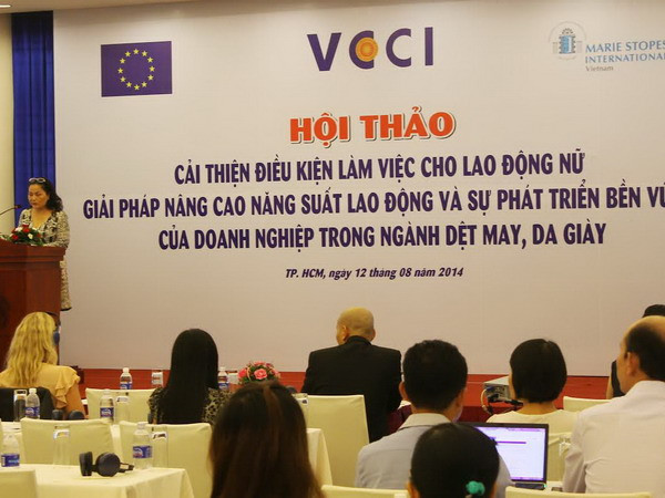 VCCI tổ chức hội thảo cải thiện điều kiện làm việc cho lao động nữ ảnh 1