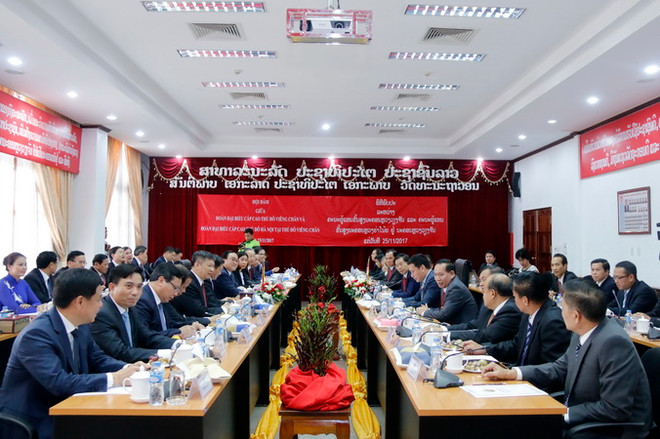 Tăng cường hợp tác giữa Thủ đô Hà Nội và Thủ đô Vientiane của Lào ảnh 1