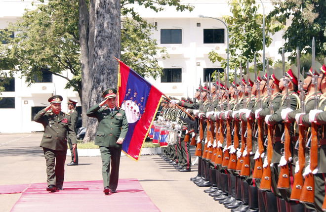 Lãnh đạo Đảng, Nhà nước Lào tiếp Bộ trưởng Bộ Quốc phòng Việt Nam ảnh 3