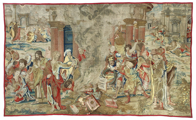 Lần đầu trưng bày tấm thảm huyền thoại của Vua Anh Henry VIII ảnh 1