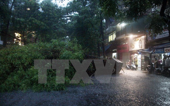 Khu vực Bắc Bộ đêm nay có mưa dông, đề phòng tố lốc và mưa đá ảnh 1