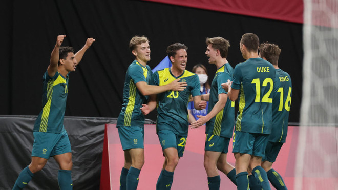U23 Australia sẽ đi tiếp nếu đánh bại U23 Tây Ban Nha. (Nguồn: AFC) Lịch trực tiếp bóng đá nam Olympic: 7 đội có cơ hội sớm vào tứ kết ảnh 1