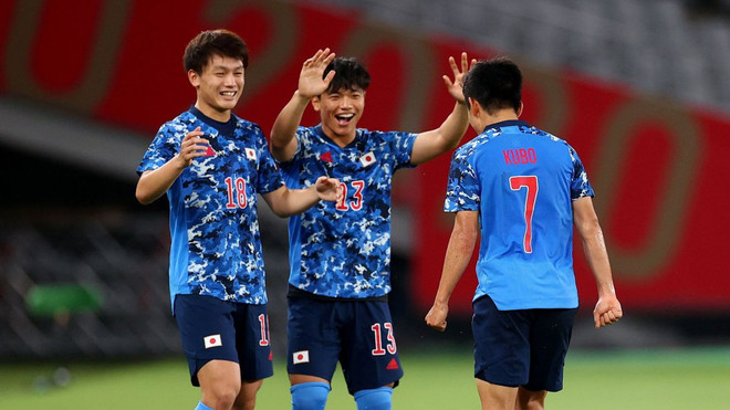U23 Nhật Bản rộng cửa giành vé vào tứ kết. (Nguồn: AS) Kết quả lượt trận thứ 2 vòng bảng bóng đá nam Olympic Tokyo 2020 ảnh 1
