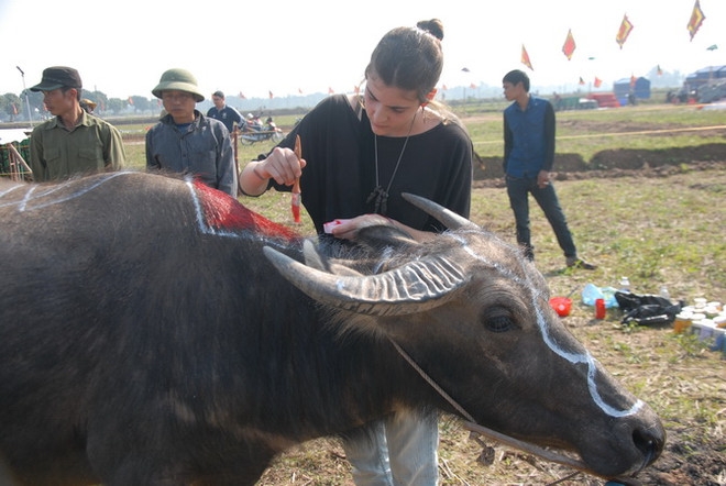 Phó Chủ tịch nước Nguyễn Thị Doan dự khai hội Tịch điền Đọi Sơn ảnh 1