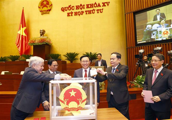 Ban hành Nghị quyết của Quốc hội khóa XV về công tác nhân sự ảnh 1