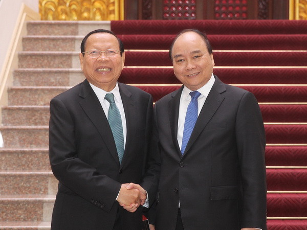 Thủ tướng Nguyễn Xuân Phúc tiếp Bộ trưởng Bộ Kế hoạch Campuchia ảnh 1