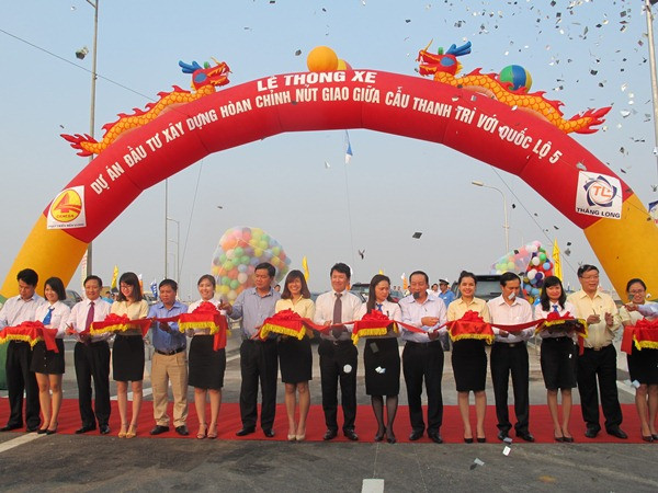 Thông xe nút giao cầu Thanh Trì với Quốc lộ 5, tháo gỡ ùn tắc ảnh 1