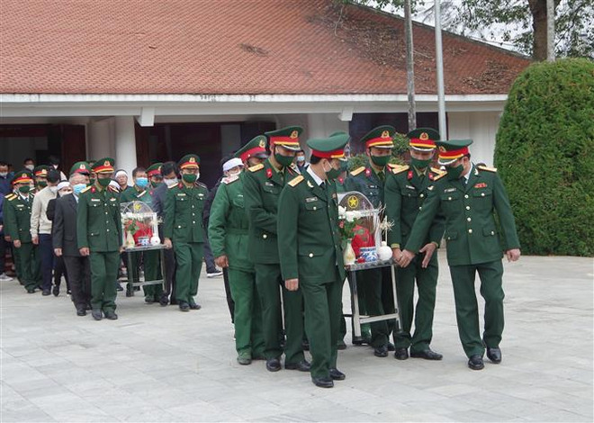 Điện Biên: Truy điệu 2 liệt sỹ hy sinh trong chiến dịch Điện Biên Phủ ảnh 1