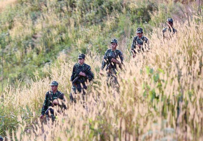Việt Nam-Campuchia lần đầu diễn tập cứu hộ khu vực biên giới đất liền ảnh 1