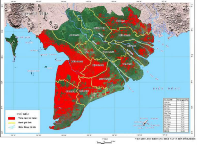 Bộ TN-MT bác tin Đồng bằng sông Cửu Long bị ‘‘xóa sổ’’ vào năm 2050 ảnh 1