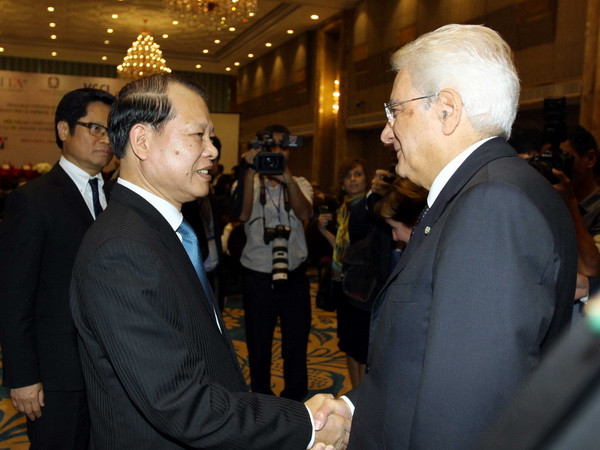 Tổng thống Italy Sergio Mattarella kết thúc chuyến thăm Việt Nam ảnh 1