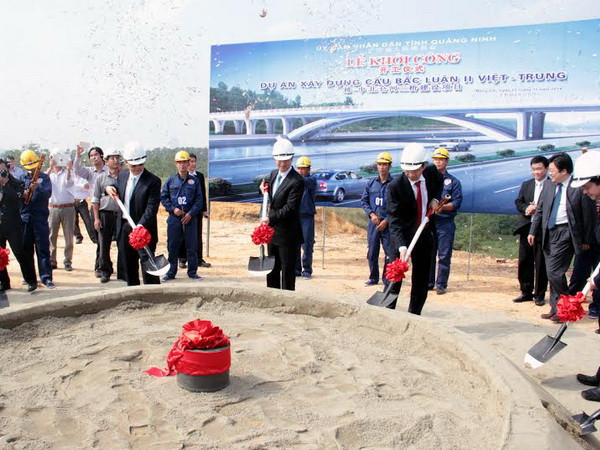 Quảng Ninh khởi công dự án cầu Bắc Luân II Việt-Trung ảnh 1