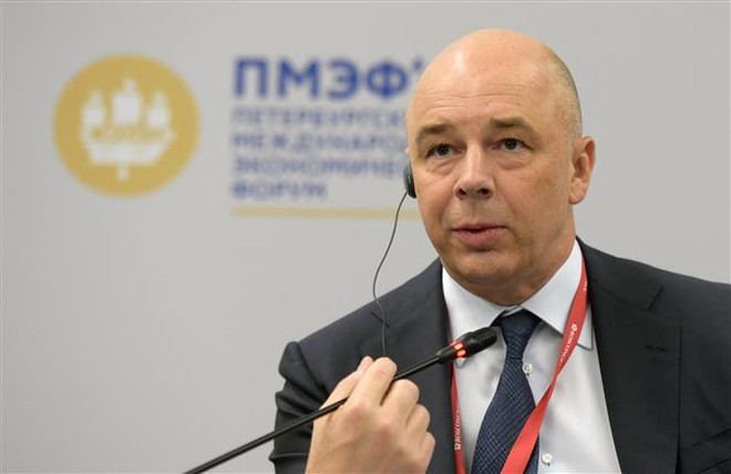 Bộ trưởng Tài chính Nga Anton Siluanov (Ảnh: AFP/ TTXVN) Bộ trưởng Tài chính Nga tham dự hội nghị G20 theo hình thức trực tuyến ảnh 1