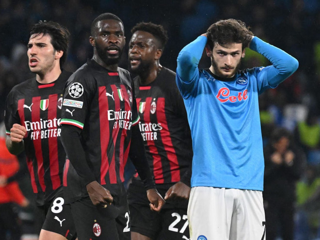 Napoli lỡ cơ hội có lần đầu tiên vào bán kết Champions League. (Nguồn: AS) AC Milan vào bán kết Champions League sau 16 năm chờ đợi ảnh 3