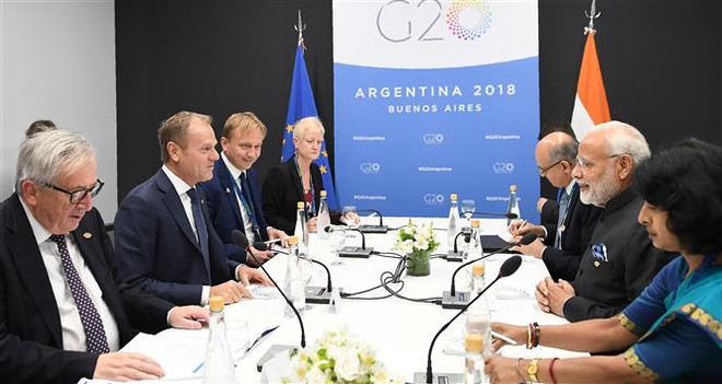 Lãnh đạo Ấn Độ-EU bàn cách tăng cường quan hệ song phương ảnh 1