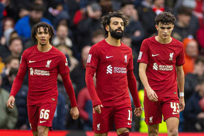 Liverpool coi như trắng tay ở giải quốc nội mùa này. (Nguồn: AP) FA Cup: Brighton & Hove Albion biến Liverpool thành cựu vương ảnh 2