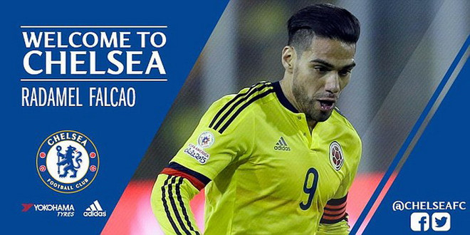 Falcao chính thức cập bến Chelsea, đối đầu Manchester United ảnh 1