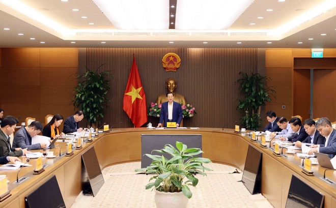 Phó Thủ tướng Lê Minh Khái phát biểu. (Ảnh: An Đăng/TTXVN) ttxvn_pho_thu_tuong_le_minh_khai_hop_giai_phap_quan_ly_thi_truong_vang_20-2.jpg