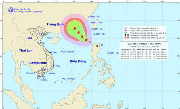 Áp thấp nhiệt đới mạnh lên thành bão số 8, Bắc Bộ có mưa rào và dông ảnh 1