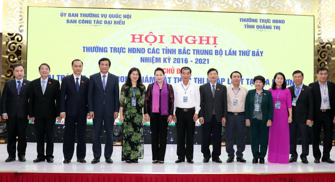 Chủ tịch Quốc hội dự Hội nghị Thường trực HĐND Bắc Trung Bộ ảnh 1