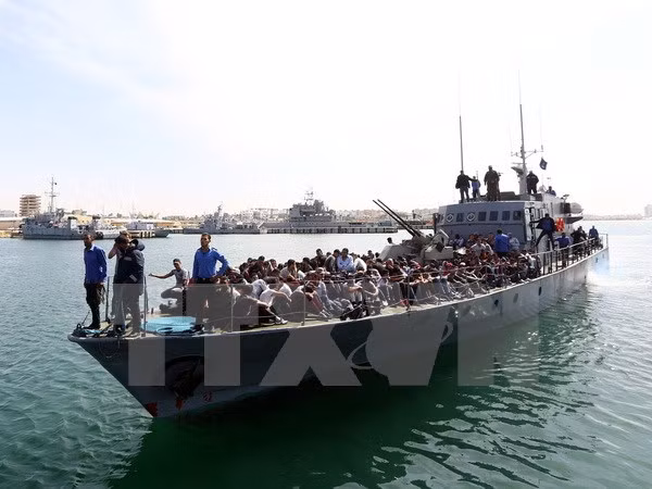 Lực lượng Libya cứu gần 1.000 người di cư trên Địa Trung Hải ảnh 1