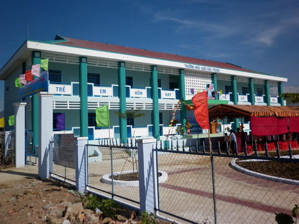 Ninh Thuận: Khánh thành nhà cộng đồng phòng tránh thiên tai ảnh 1