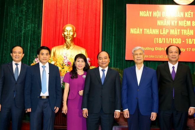 Thủ tướng dự Ngày Hội Đại đoàn kết toàn dân tại Hà Nội ảnh 2