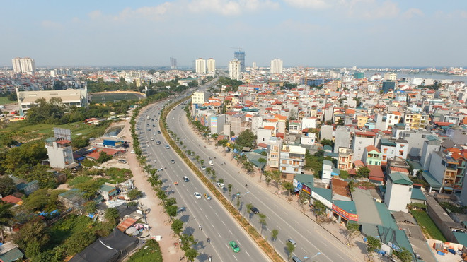 Đô thị Hà Nội phía Tây, đường Võ Chí Công. (Ảnh: Nguyễn Văn Cảnh/Vietnam+) Xây dựng đô thị Thủ đô: Bài 4 - Quyết vươn tầm mạnh mẽ ảnh 2