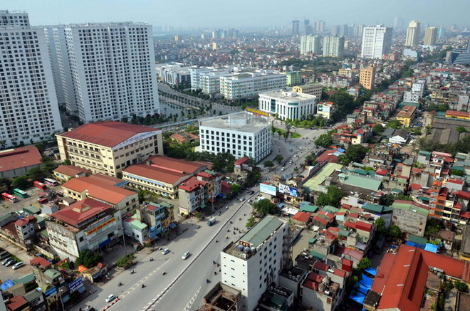 Đô thị Hà Nội đoàn đầu đường vành đai 2 Minh Khai-Cầu Vĩnh Tuy. (Ảnh: Nguyễn Văn Cảnh/Vietnam+) Xây dựng đô thị Thủ đô: Bài 4 - Quyết vươn tầm mạnh mẽ ảnh 1