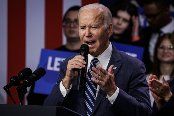 Tổng thống Mỹ Joe Biden vận động tranh cử. (Nguồn: Getty Images) Ban vận động tranh cử của ông Biden đặt trụ sở tại bang Delaware ảnh 1