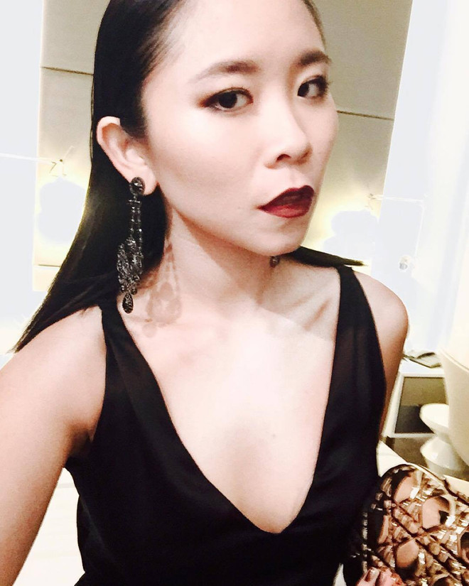 Mỹ nhân Việt diện màu son "ma cà rồng" đón Đông về ảnh 5