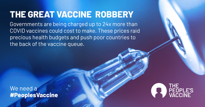 (Ảnh: Oxfam Vietnam) Các nhà sản xuất vaccine đang thu lợi khổng lồ từ COVID-19 ảnh 2