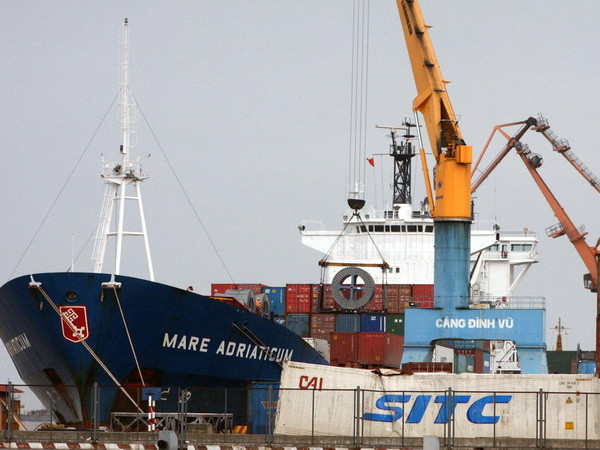 344 tỷ đồng lắp đặt 12 cần trục giàn RTG tại chi nhánh Tân Vũ ảnh 1