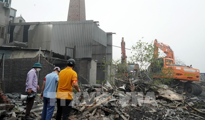 Hà Nội: Phá dỡ nhiều công trình xây trái phép trên đất nông nghiệp ảnh 1