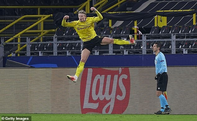 Erling Haaland tỏa sáng đưa Dortmund vào tứ kết Champions League ảnh 1