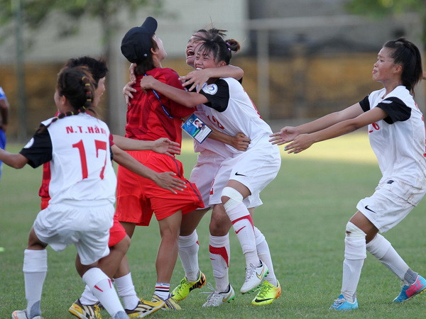 Việt Nam vô địch bóng đá nữ U14 châu Á 2015 - khu vực Đông Nam Á ảnh 1