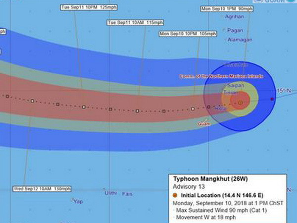 Xuất hiện cơn bão rất mạnh trên vùng biển Tây Bắc Thái Bình Dương ảnh 1