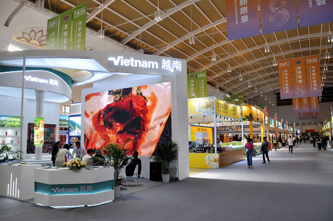 Gian hàng của Việt Nam tại CSA Expo 2024. (Ảnh: Thành Dương/TTXVN) hoi_cho_trien_lam_trung_quoc_-_nam_a_lan_thu_8.jpg