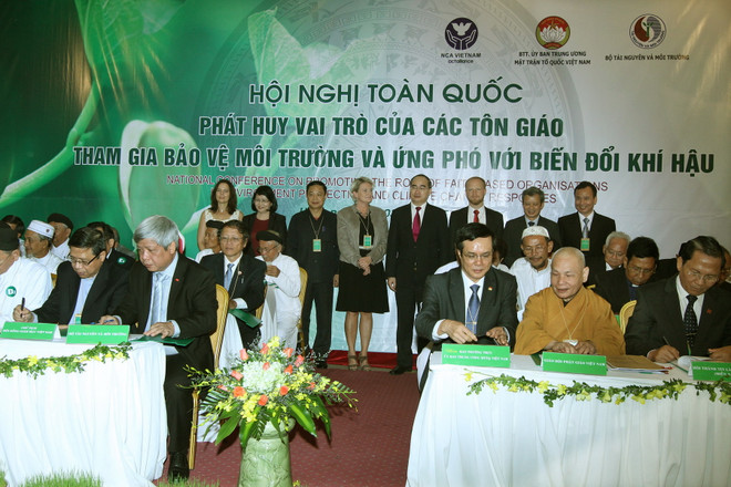 14 tôn giáo cam kết chung tay ứng phó với biến đổi khí hậu ảnh 2
