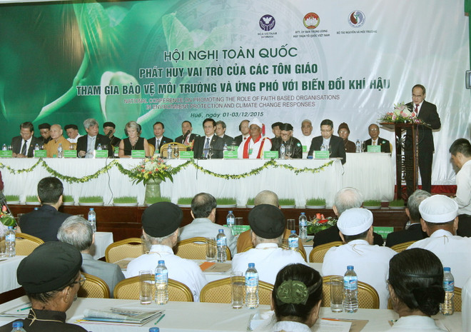 14 tôn giáo cam kết chung tay ứng phó với biến đổi khí hậu ảnh 1